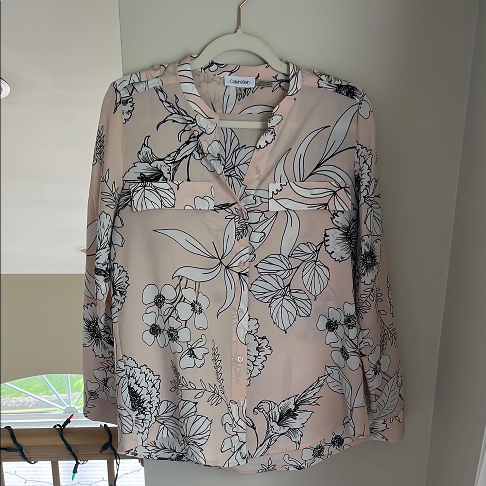 Calvin Klein Floral Blouse